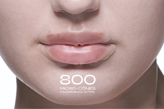 Patch lèvres microneedling repulpant pour traiter les lèvres et les hydrater en profondeur