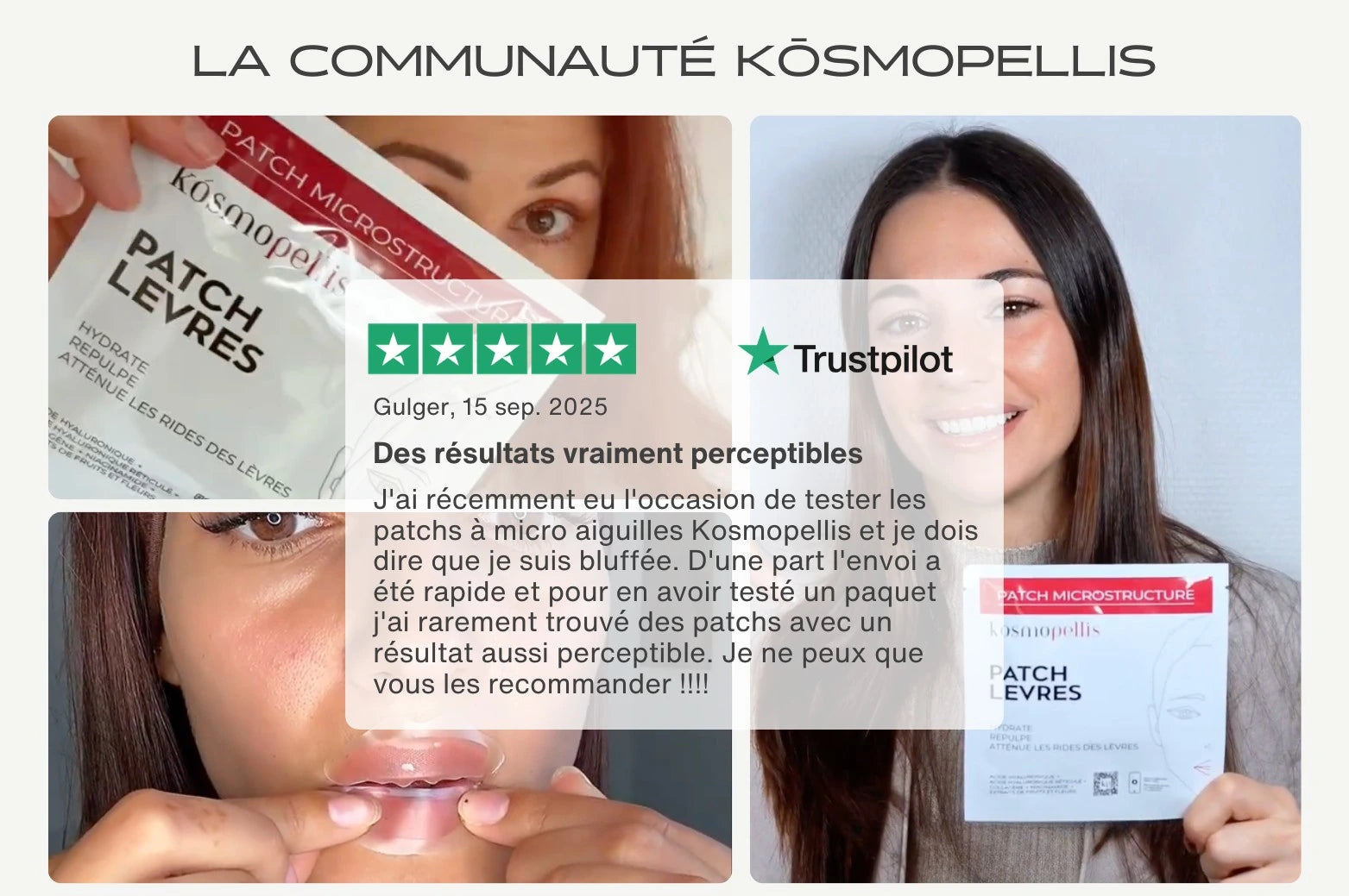 Avis sur le patch lèvres kōsmopellis