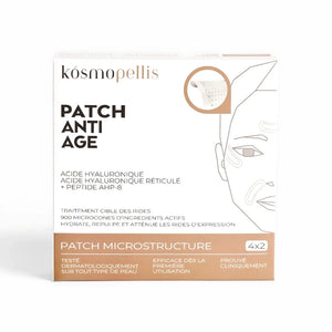 Cure patch anti-âge à micro aiguilles pour réduire les rides et ridules d'expression