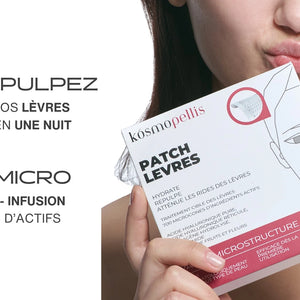 Boite Patch Lèvres à micro-aiguilles pour hydrater, repulper et lisser les lèvres