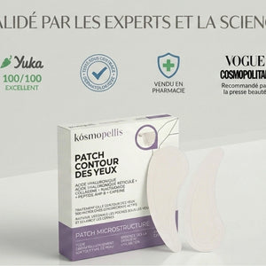 Patch Contour des Yeux validé par des experts - 100/100 sur Yuka - Vendu en pharmacie