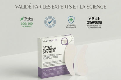 Patch Contour des Yeux validé par des experts - 100/100 sur Yuka - Vendu en pharmacie