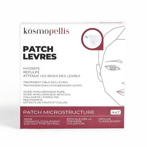 Patch lèvres à micro-aiguilles pour repulper et hydrater en profondeur