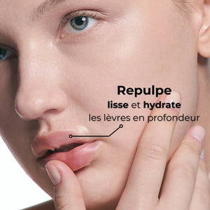 Patch lèvre à microstructure pour repulper, lisser et hydrater les lèvres