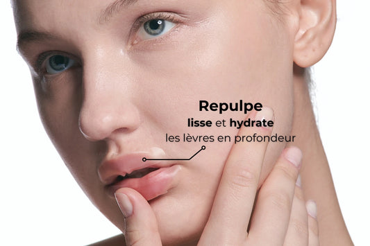 Patch lèvre à microstructure pour repulper, lisser et hydrater les lèvres