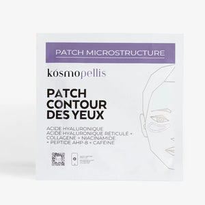 Pochette patch contour des yeux microneedling pour traiter les rides, cernes et poches en profondeur